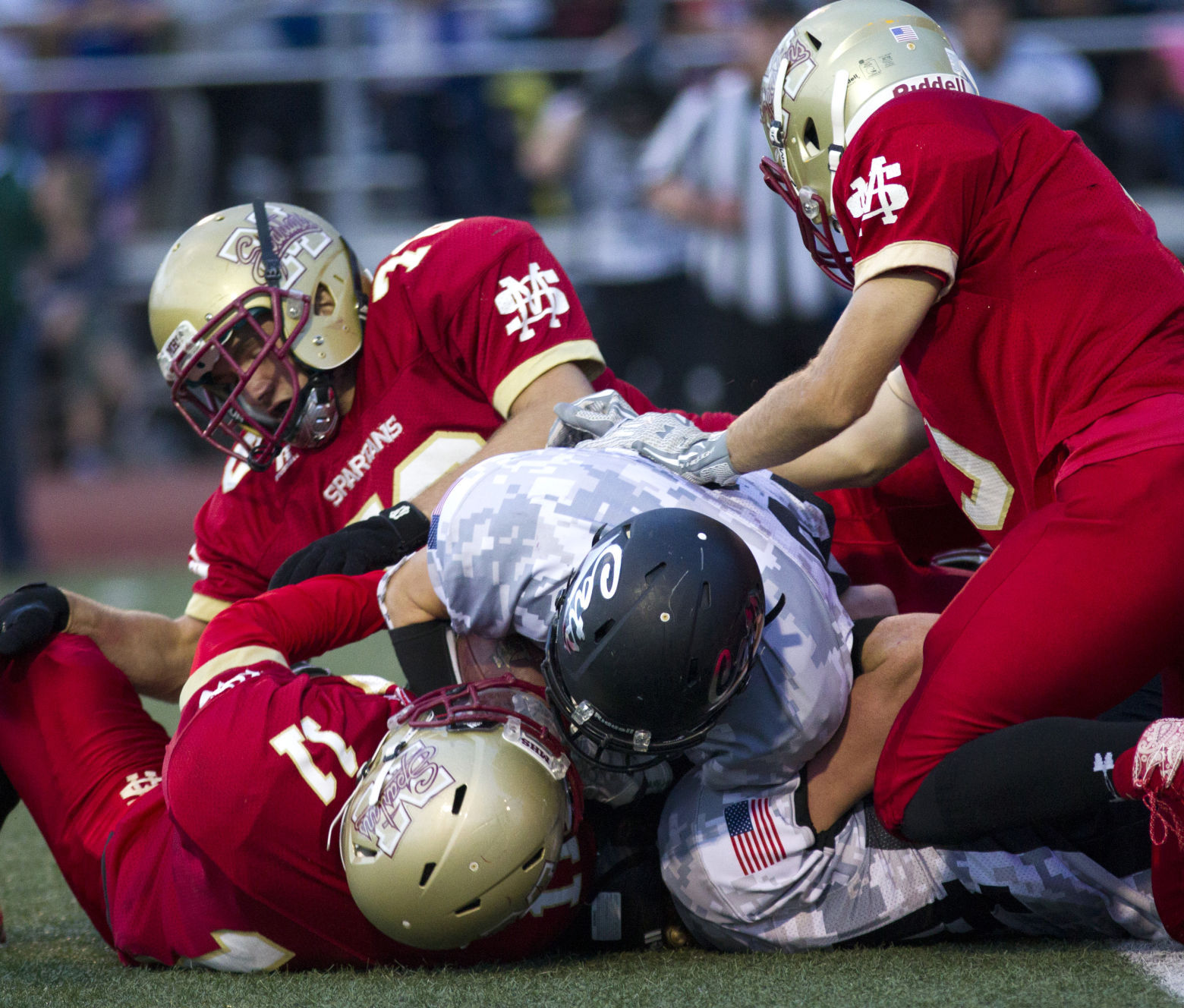 Burley vs. Minico football